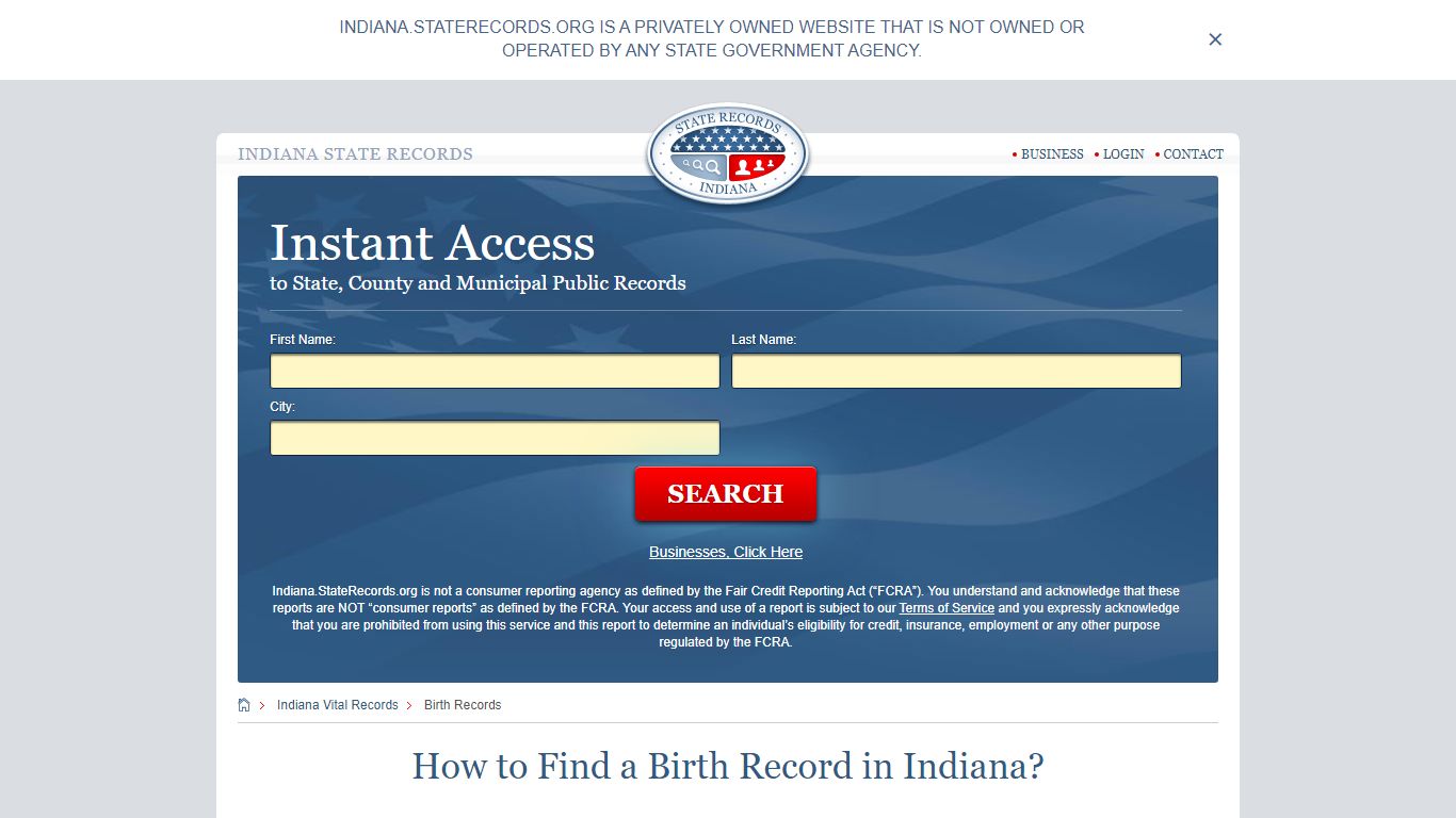 How to Find a Birth Record in Indiana? - State Records